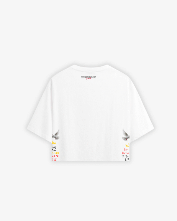 35 POR LA CULTURA BLANCO | CROP TOP